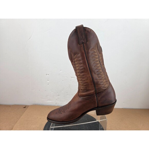 Boulet 1828 Amber Gold Leather Cowboy Boots Men’s 10 E – Vintage